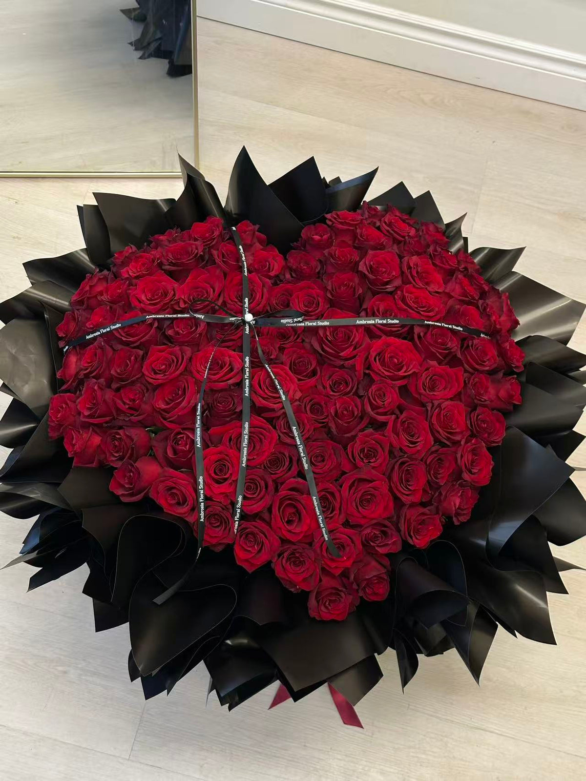 Heart Devotion — 99 Heart Rose Bouquet