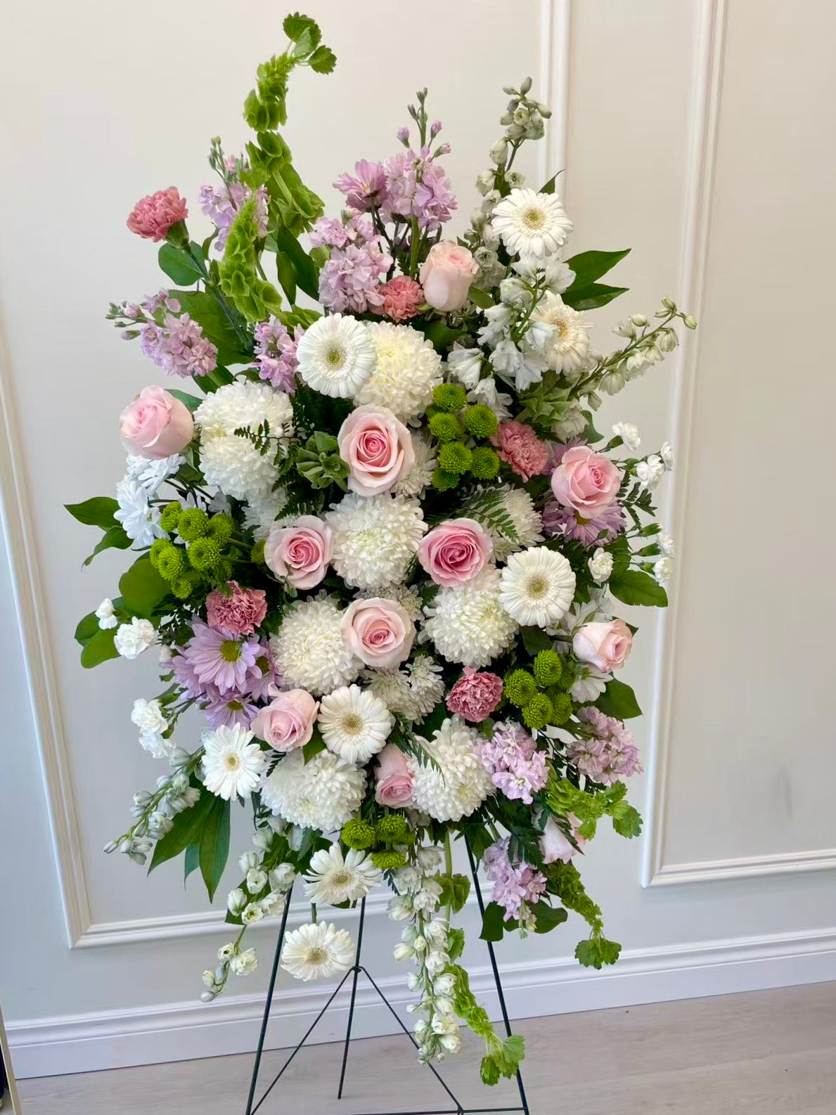 Deepest Sympathy Pink Standing Spray