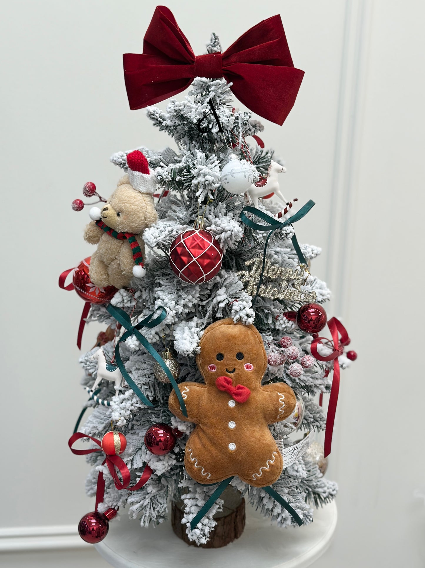 Tabletop Christmas Tree 20Inch - Red