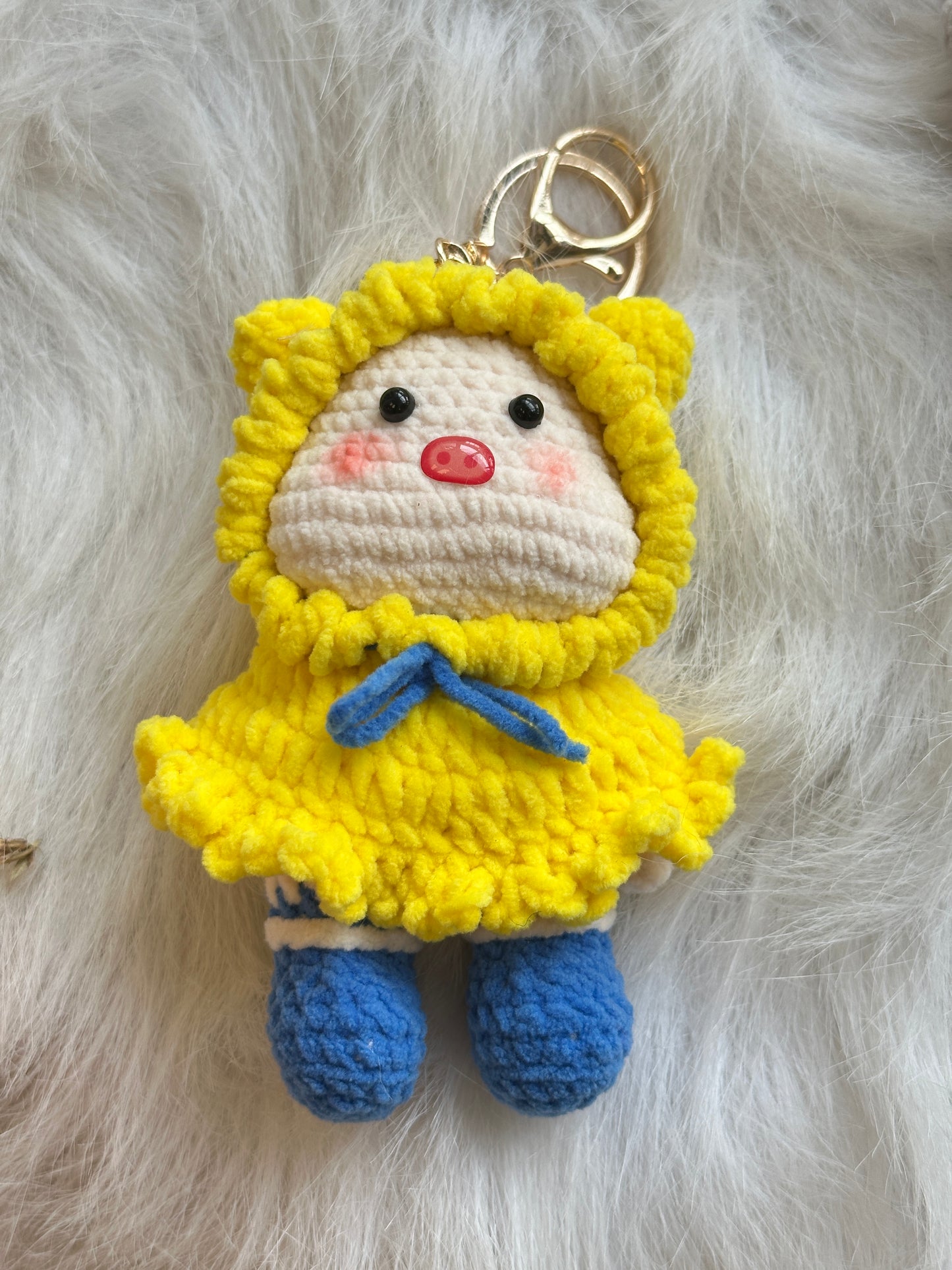 Assorted Handmade Crochet Ornament Keychain, Bag Charm, Car Hanger