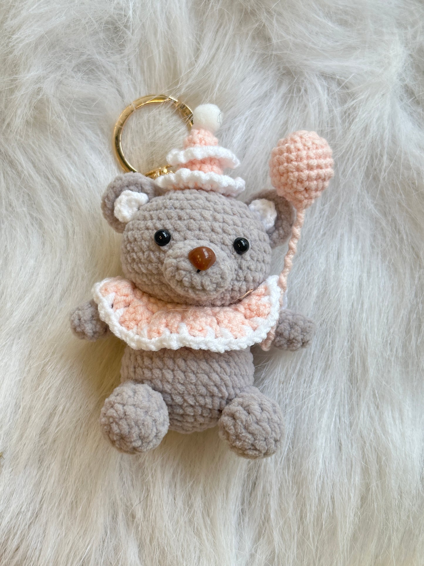 Assorted Handmade Crochet Ornament Keychain, Bag Charm, Car Hanger