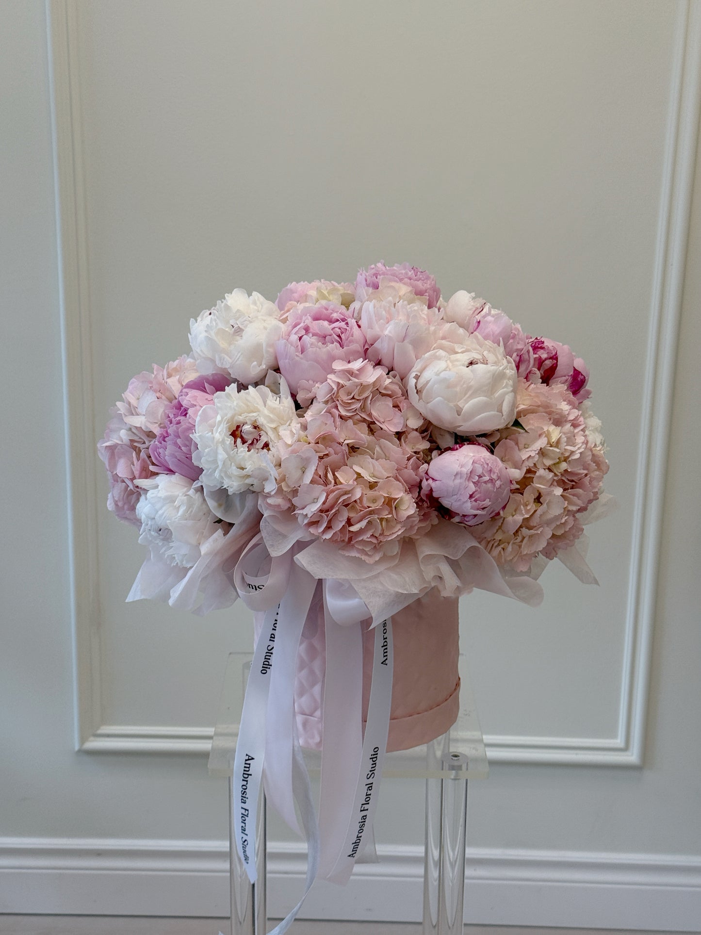 Peony Lover Hat Box