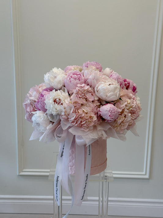 Peony Lover Hat Box