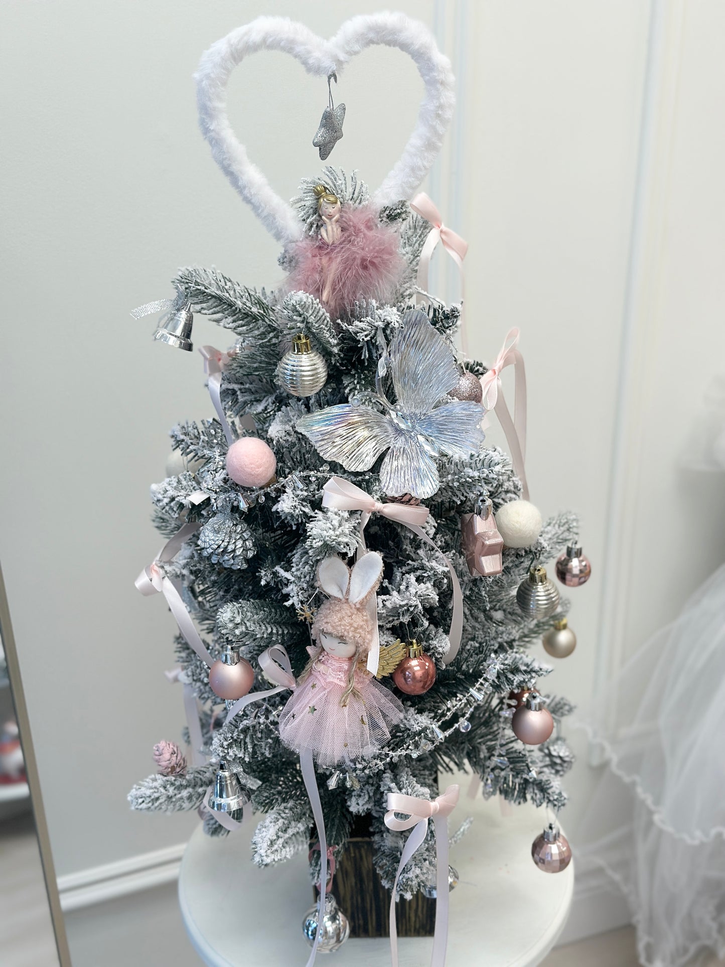 Tabletop Christmas Tree 20Inch - Pink Dream