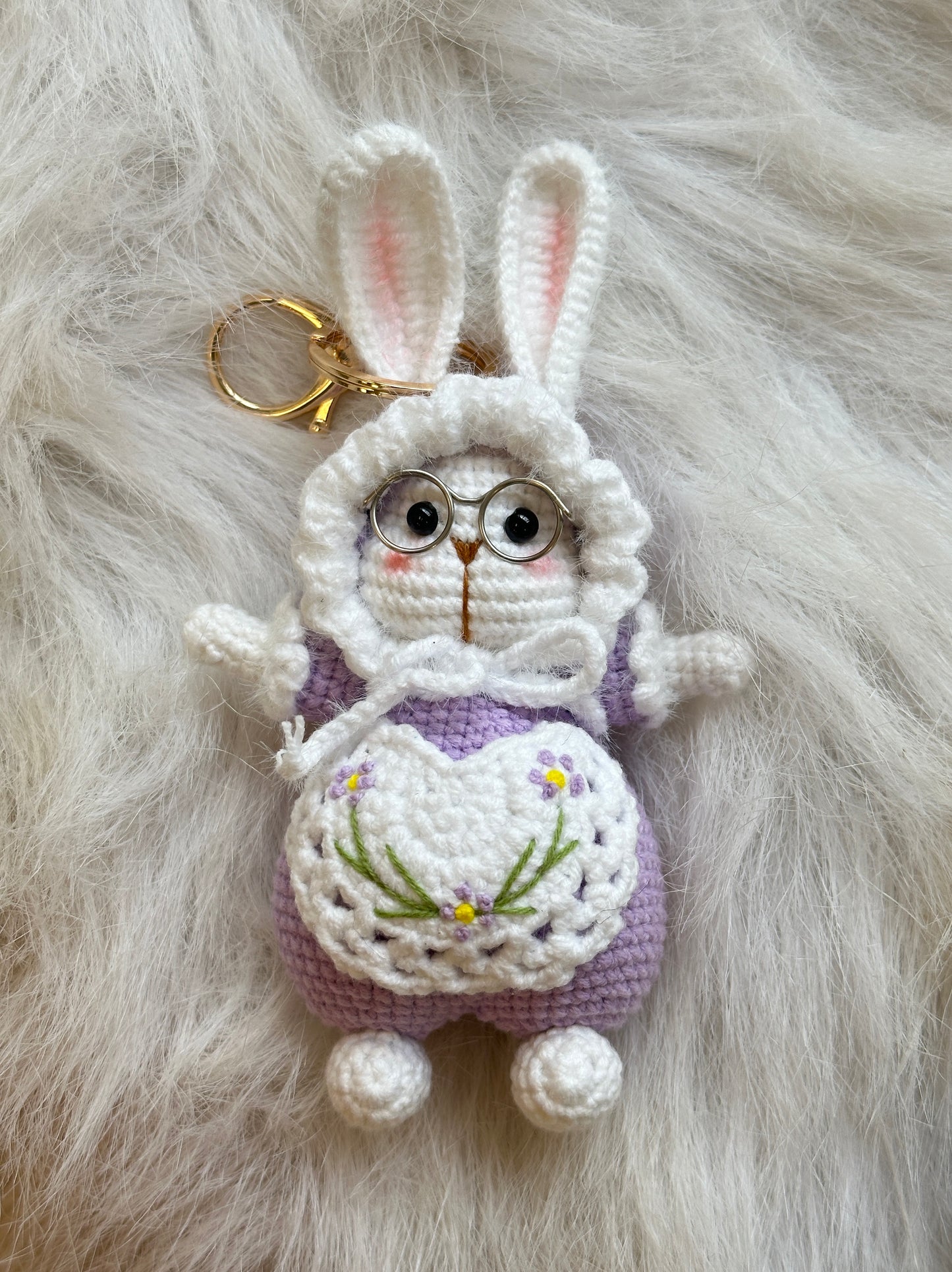 Assorted Handmade Crochet Ornament Keychain, Bag Charm, Car Hanger