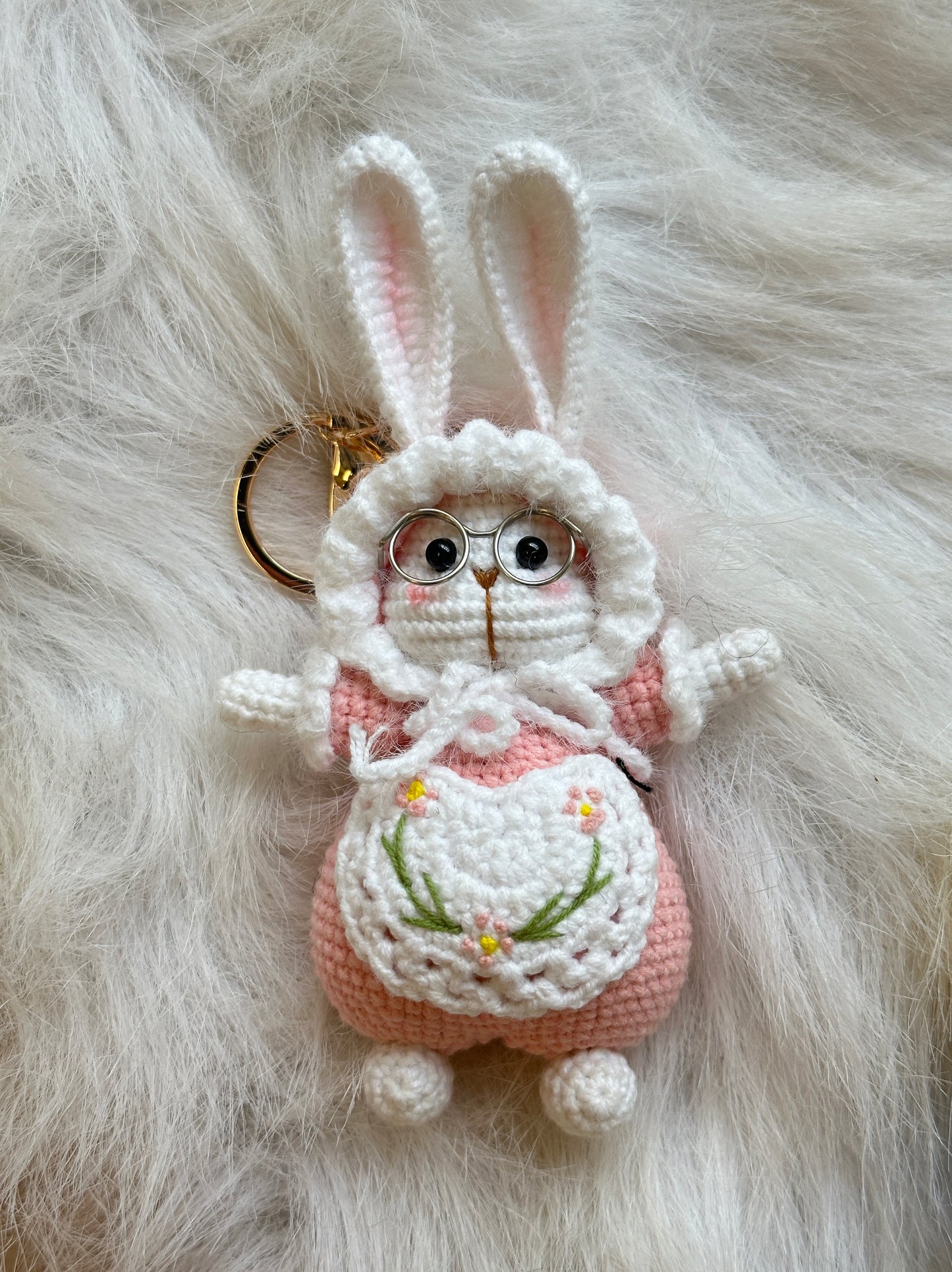 Assorted Handmade Crochet Ornament Keychain, Bag Charm, Car Hanger