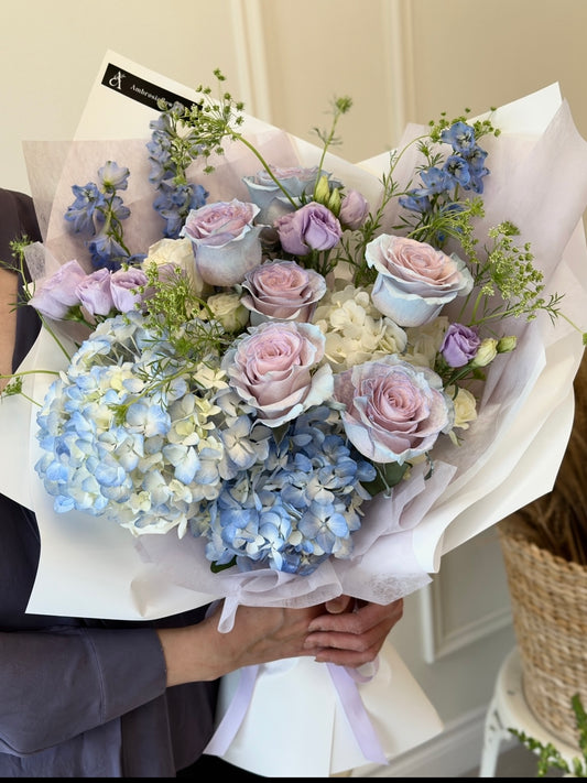 Qixi Lavender Dream Bouquet