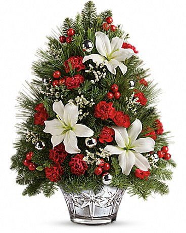 Christmas flower decoration